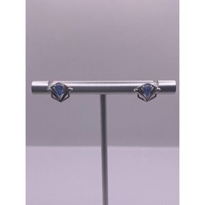 mystic design sterling silver Blue Gemstone In The Centers